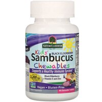 Nature's Answer Sambucus Black Elderberry Kids' Chewables