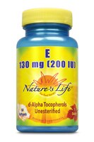 Nature's Life Vitamin E d-Alpha Tocopherols