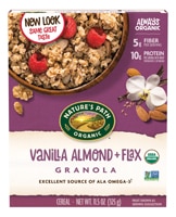 058449890256 - Nature's Path  Organic Granola Cereal   Vanilla Almond + Flax -- 11.5 oz