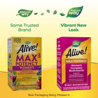 Nature's Way Alive! Max3 Potency Women’s Multivitamin with High Potency B-Vitamins