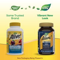 Nature's Way Alive! Men’s 50+ Ultra Potency Complete Multivitamin with B-Vitamins