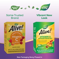 033674151433 - Nature's Way  Alive! Vitamin C Powder Drink Mix - 100% Fruit-Derived Vitamin C -- 4.23 oz