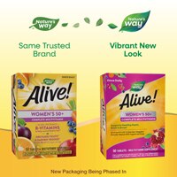 Nature's Way Alive! Women’s 50+ Complete Multivitamin with High Potency B-Vitamins