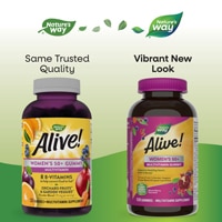 Nature's Way Alive! Women’s 50+ Gummy Multivitamin with B-Vitamins