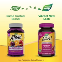 Nature's Way Alive! Women’s 50+ Premium Gummy Multivitamins with B-Vitamins