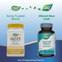 033674414200 - Nature's Way  Calcium Magnesium & Vitamin D Complex - Healthy Bones - Muscle Function -- 100 Capsules