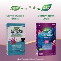 Nature's Way Cold Relief Drops - Umcka - Multi-Symptom Cold Relief - Homeopathic