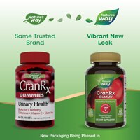 Nature's Way CranRx Gummies - Urinary Health - Bioactive Cranberry + Vitamin C