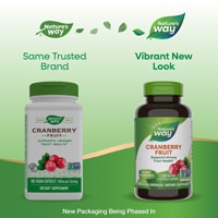 033674153611 - Nature's Way  Cranberry Fruit -- 930 mg Per 2-Capsule Serving - 180 Vegan Capsules