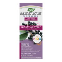 Nature's Way For Kids Sambucus Elderberry Nghttime Syrup with Melatonin