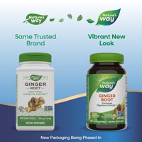 Nature's Way Ginger Root - 1100mg Per Serving - Traditional Digestive Support