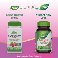 Nature's Way Raspberry Leaf - 640 mg Per 2-Capsule Serving