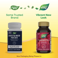Nature's Way Sustained Focus - Nootropic Supplement - L-Theanine - Caffeine Free