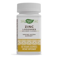 Nature's Way Zinc Lozenges for Immune System Support - Wild Berry Flavored