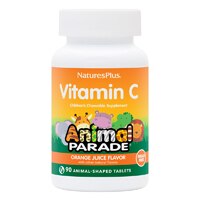 NaturesPlus Animal Parade Sugar Free Vitamin C Children's Chewable Orange Juice
