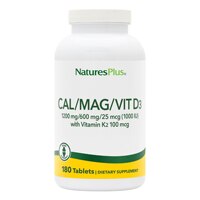NaturesPlus Cal Mag Vitamin D3 with Vitamin K2
