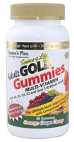 NaturesPlus Source of Life® Adult GOLD Multi-Vitamin Gummies Orange Grape Cherry