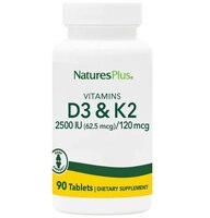 NaturesPlus Vitamins D3 & K2
