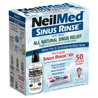 Nasal Rinse Kit - Includes Saline Solution - Vive Health