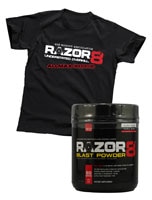 ALLMAX Nutrition PROMO Buy Razor 8 Triple Berry and get T-Shirt - Free with Purchase Triple Berry -- 1 Kit