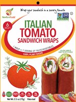NewGem Foods Sandwich Wraps Italian Tomato
