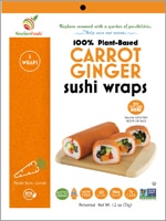 NewGem Foods Sushi Wraps Carrot Ginger