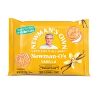 Newman's Own Newman-O's Cookies Made with Organic Wheat Flour & Organic Sugar Creme Filled Vanilla
