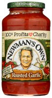 Newman's Own Pasta Sauce Roasted Garlic