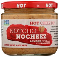 Notcho Nocheez Almond Spread with Habanero Hot Cheese Dip