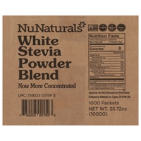 NuNaturals NuStevia™ White Stevia Powder