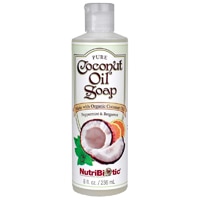 NutriBiotic Pure Coconut Oil Soap Peppermint & Bergamot