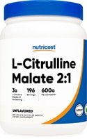 810014675084 - Nutricost  Citrulline Malate 2:1 Powder   Unflavored -- 3 g - 200 Servings