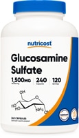 810014679259 - Nutricost  Glucosamine Sulfate -- 1500 mg - 240 Capsules