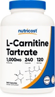 810014679303 - Nutricost  L-Carnitine Tartrate -- 1000 mg - 240 Capsules