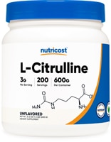 810014679327 - Nutricost  L-Citrulline Base Powder   Unflavored -- 3 g - 200 Servings