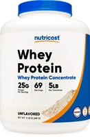 810139572541 - Nutricost  Whey Protein Concentrate Powder   Unflavored -- 5 lbs