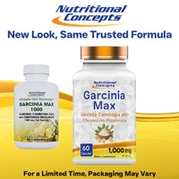 Nutritional Concepts Garcinia Cambogia HCA Max 1000