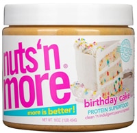 Nuts N More High Protein + Peanut Spread Birthday Cake