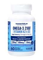 OceanBlue Professional Omega 3 - 2100 with Vitamin K2 & D3