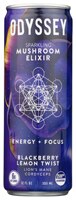 Odyssey Elixir Sparkling Energy Drink Blackberry Lemon Twist