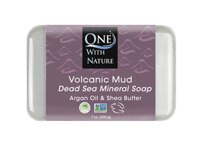One With Nature Dead Sea Spa Mineral Soap Volcanic Mud