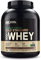 Optimum Nutrition Naturally Flavored Gold Standard 100% Whey Protein Powder For Muscle Support and Recovery Chocolate