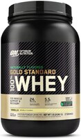 Optimum Nutrition Naturally Flavored Gold Standard 100% Whey Protein Powder For Muscle Support and Recovery Vanilla