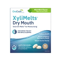 OraCoat Xylimelts Dry Mouth Stick-On-Melts Mild Mint