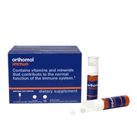 Orthomol Immun Vial - Daily Liquid Immune Support - Vitamins A-B-C-D-E-Zinc-Iodine