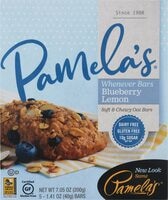 Pamela's Products Whenever Bars Gluten Free Oat Blueberry Lemon
