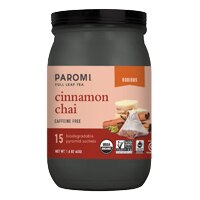 Paromi Tea Loose Leaf Organic Full Leaf Tea Rooibos Cinnamon Chai