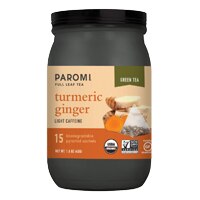 Paromi Tea Organic Green Tea Turmeric Ginger
