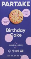 Partake Gluten Free Vegan Cookies Birthday Cake