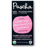 Pascha Organic Black Bar Dark Chocolate Bar 100% Cacao